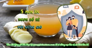 5 món ăn ngon bổ rẻ với gừng gió gunggiobackan